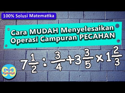 Video: Bagaimanakah anda menyelesaikan pecahan langkah demi langkah?