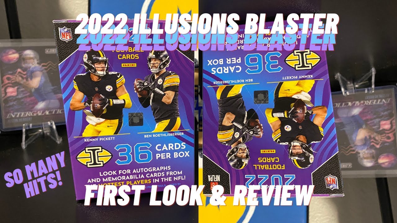 SO MUCH VALUE! 📈 2022 Illusions Football Blaster Box Review! Best retail football product out!?