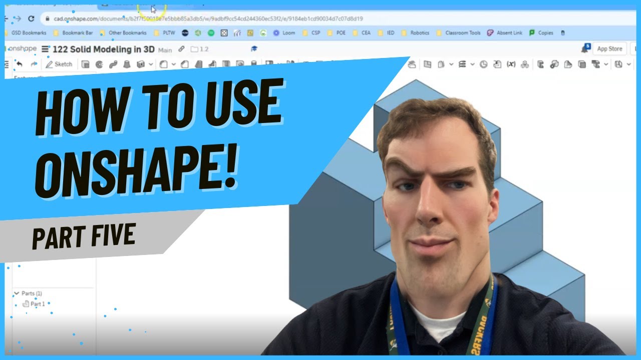 1.2.2 Solid Modeling in 3D - Part 5 (OnShape) - YouTube