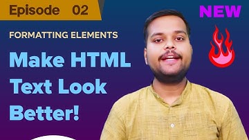 HTML Formatting Elements Explained | Bold, Italic, Underline, and More!