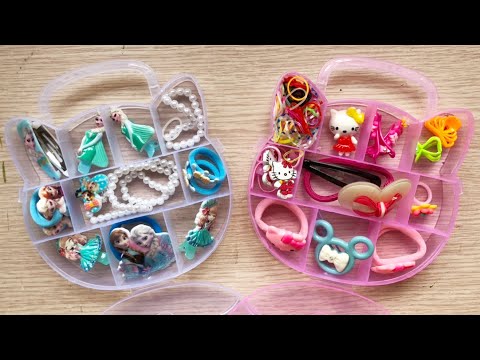 Đồ chơi phụ kiện Hello Kitty 20 món bé gái, dây chuyền, vòng, cột kẹp tóc, nhẫn... Toys (Chim Xinh)