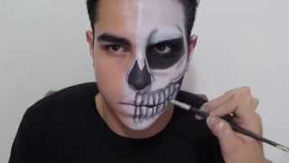 Maquillaje de Calavera para Halloween