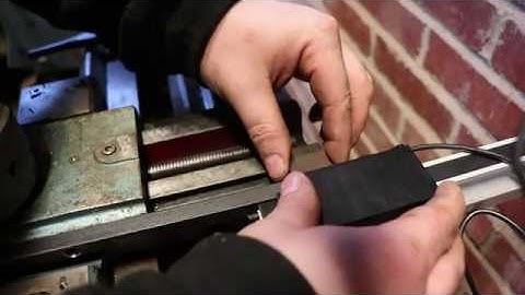 fitting a digital readout to the lathe part 2