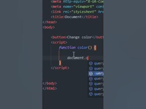 How to background color change onclick javascript #shorts - YouTube
