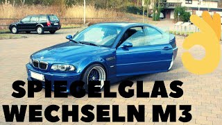 Bmw E46 M3 Spiegelglas Wechseln ,Komplett Demontieren Für Die Lackierung.original Spiegel Zerlegen