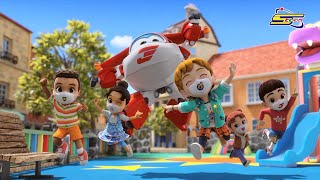 سبيستون - سوبر وينغز يحاربون الفيروس 1 | Spacetoon - Super Wings fighting the virus 1