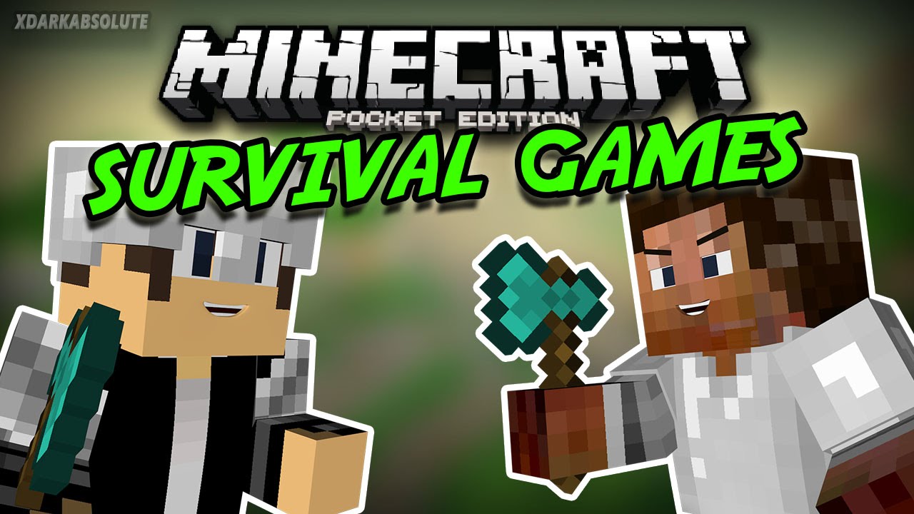 1 GAME 1 WIN - Minecraft PE Survival Games w/ Z-MINER - YouTube