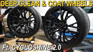 Deep Cleaning and Coating Corvette Wheels ft. CycloShine 2.0 screenshot 3