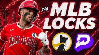 PRIZEPICKS MLB SATURDAY 7/4/26 - FREE PICKS!!!  (4TH OF JULY!!!) - BEST PLAYER PROPS - MLB TODAY