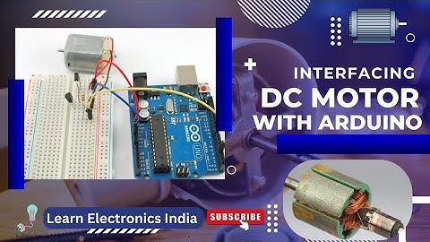 Interfacing DC motor with Arduino |  Interfacing of an l293d motor with Arduino | DC motor Works