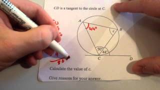 Circle Theorems questions  Corbettmaths