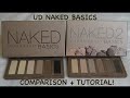 UD Naked Basics vs Naked Basics 2!