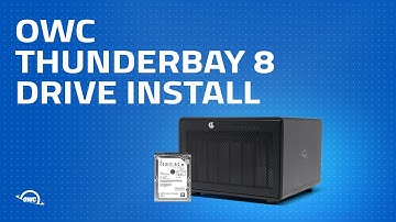 How to install 2.5 and 3.5-inch drives into a OWC ThunderBay 8 enclosure