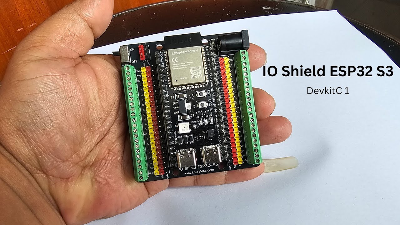 Breakout Board for ESP32 / ESP32-S3 WROVER WROOM, Terminal Block Shield HAT with | Australia Breakout Board for ESP32 / ESP32-S3 WROVER WROOM, Terminal Block Shield HAT with | Australia