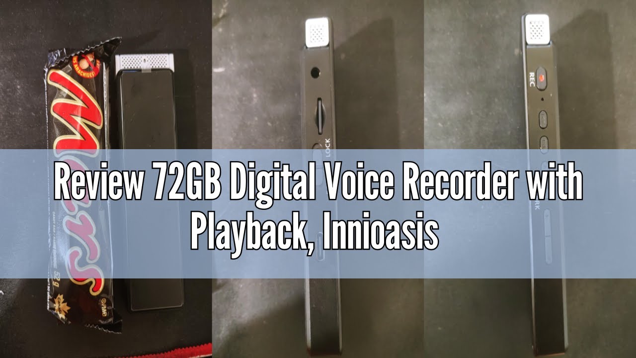 Review 72GB Digital Voice Recorder with Playback, Innioasis R1 Full ...