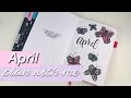 APRIL PLAN WITH ME | butterfly theme