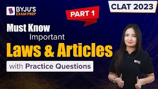 Must Know Important Laws & Articles for CLAT | CLAT 2023 Legal Aptitude | Part 1 | BYJU’S Exam Prep screenshot 5