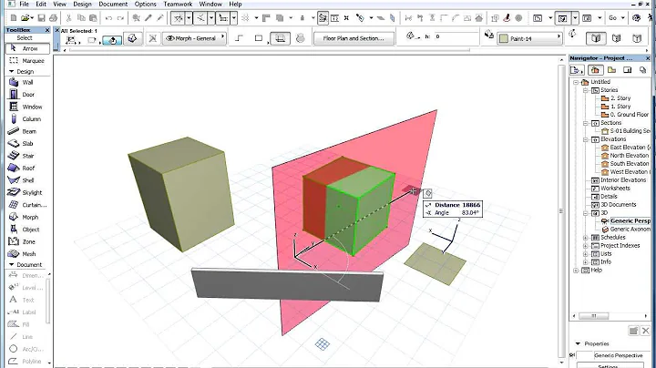 3D Interactions in ARCHICAD - Split Command 3D Feedback Improvement