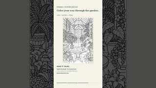 Botanical Coloring Pages | 8 Garden Scenes to Print or Color Offline