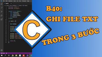 Lập trình C cơ bản 40: Cách ghi 1 file text chỉ với 3 bước