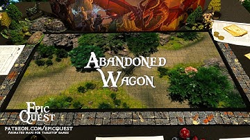 Epic Quest - Abandoned Wagon - Animated maps for role-playing and tabletop miniature games / D&D