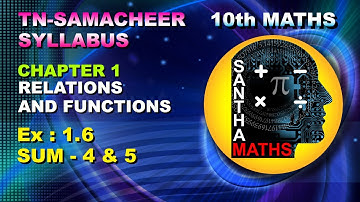 TN Samacheer 10th Maths Chapter-1 exercise 1.6 sum – 4,5