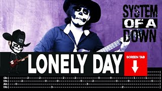 【SYSTEM OF A DOWN】[ Lonely Day ] cover by Masuka | LESSON | GUITAR TAB