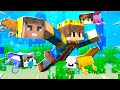 Minecraft, But YouTubers Are Axolotls | Wither & Ender Dragon