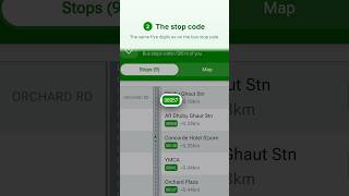 How to read the bus stop list #Singapore #Shorts