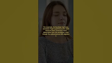 How deep can you go? The Hilgard Neodissociation Model. #shorts