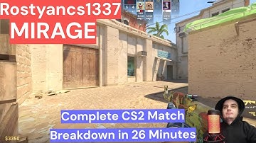 Rostyancs1337 (Mirage) 36-12 Rostyancs1337 POV FACEIT (with COMMs) Jun 15, 2025 CS2 DEMO
