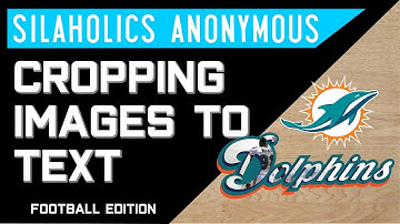 Silhouette Studio - How to Crop Images to Text - Football Edition