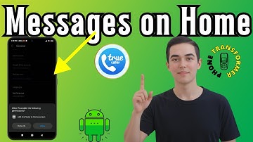 How To Add Truecaller Messages Shortcut To Home Screen