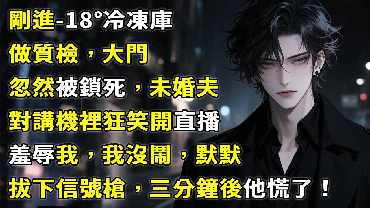 剛進-18°冷凍庫做質檢，大門忽然被鎖死，未婚夫對講機裡狂笑開直播羞辱我，我沒鬧，默默拔下信號槍，三分鐘後他慌了