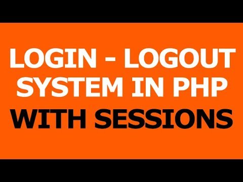 Login Logout system in php with Session - Hindi Tutorials