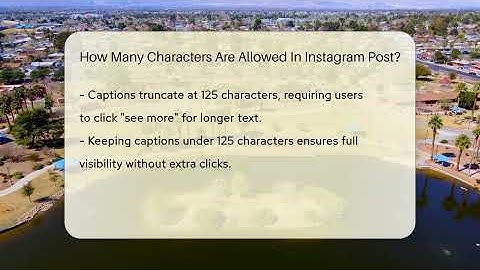 How Many Characters Are Allowed In Instagram Post? - Everyday-Networking
