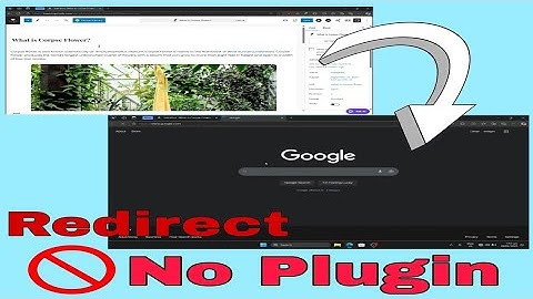 Wordpress Redirect Without Plugins