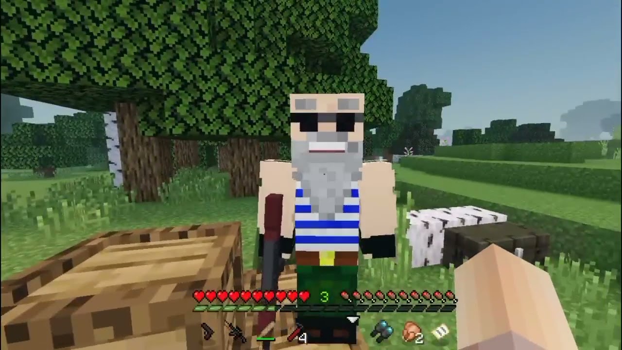 3-qism. Zombi apacalipsis | Oʻgʻrini topdik. #minecraft #rederp #survival #zombi