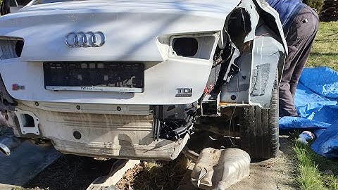 Demontare bara spate Audi A6 C7 / Remove back bumper for Audi A6 C7