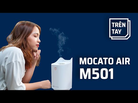 Trên tay máy phun sương tạo ẩm Mocato Air M501