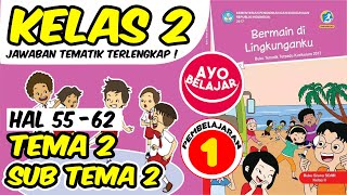 Tematik kelas 2 tema sub pembelajaran 1 halaman 55 62