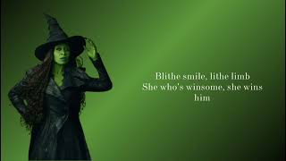 Wicked - I’m Not That Girl ( Lyrics)