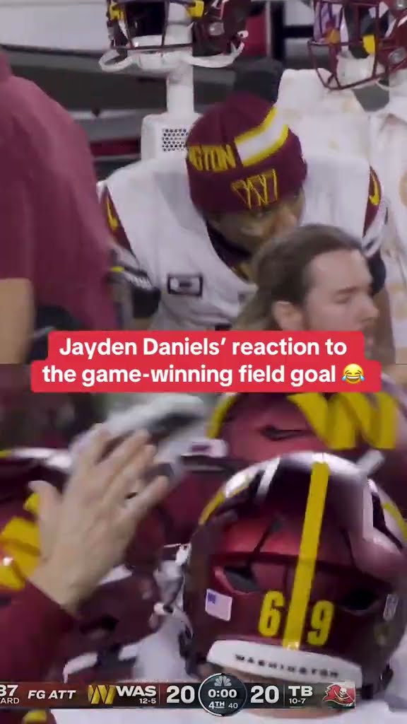first career playoff win nbd #jaydendaniels #washington #commanders #nfl #nflplayoffs