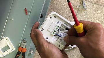 Как установить радиоволновой термостат Salus WiFi RT 310 RF  Легко сделать, видео урок своими руками