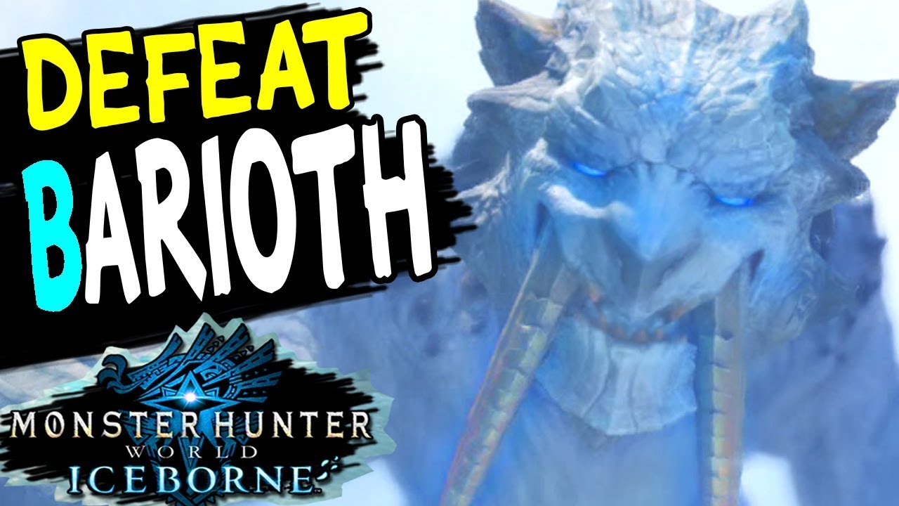 MHW Iceborne - BOSS BARIOTH - SOLO Quest Blizzard Blitz / Monster ...