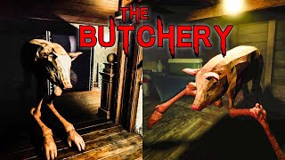 Chased by a SCARY PIG | Roblox The Butchery (walkthrough)