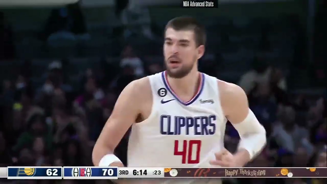 Full Highlights Ivica Zubac vs Pacers 31PTS, 3AST and 29REB in 35min