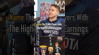 NAME THE TEN NBA PLAYERS WITH THE HIGHEST CAREER EARNINGS OF ALL TIME! #shorts #nba #money #wealth