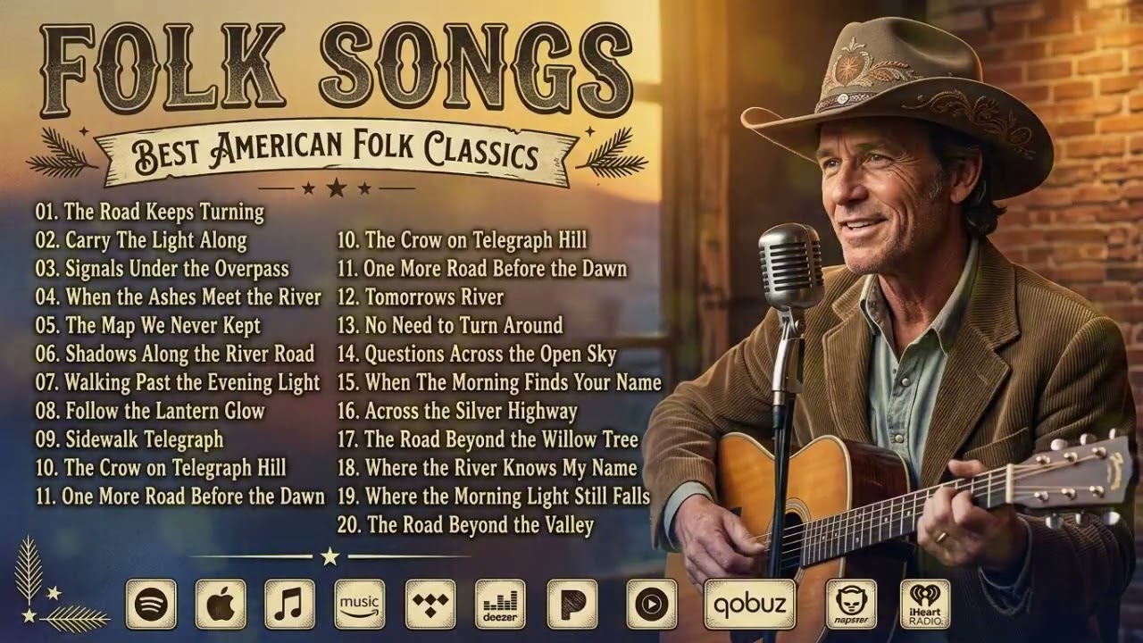 Vintage American Folk & Americana Playlist | Folk Revival Legends