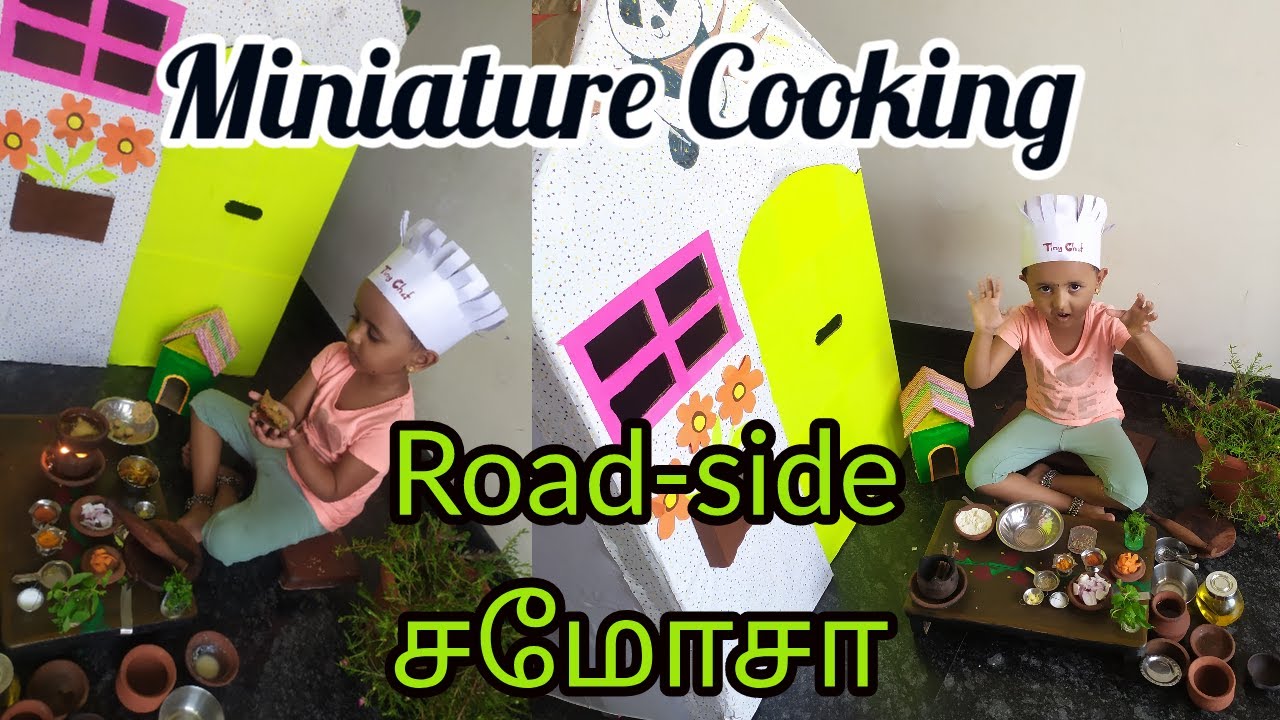 Miniature cooking Ep.12real miniature food and tiny cookingroadside